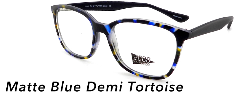 New Smilen Eyewear\'s 2000 & Beyond 3085 Rainbow Tortoise Eyeglasses 54/17/145 New Smilen Eyewear main image 3